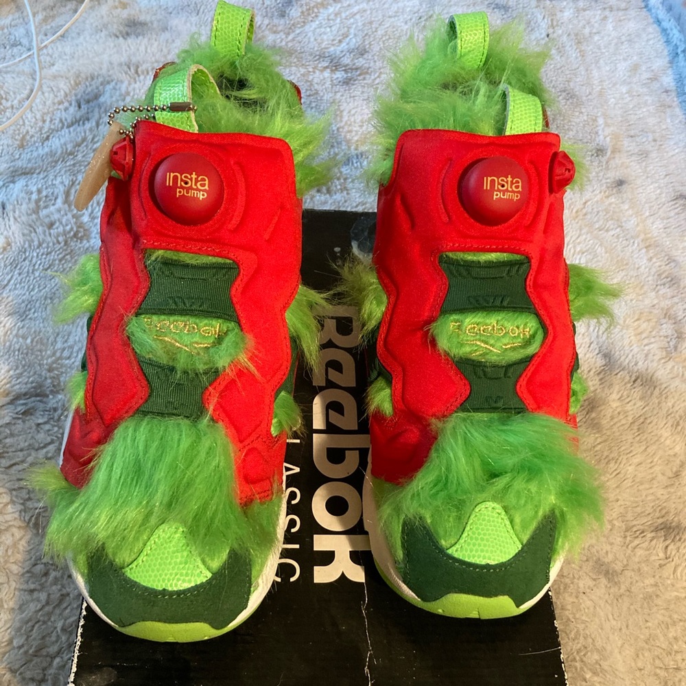 Reebok Insta Pump Fury “Grinch”